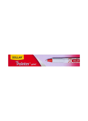 Dollar Pointer WOW Red – Smooth Writing, Durable, Pack of 10 – Ideal for Office and School Use | Reliable Performance