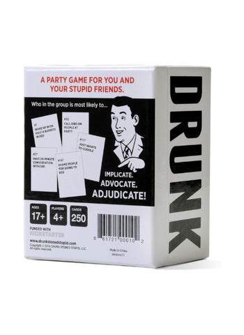 Drunk Stoned or Stupid Card Game – Hilarious Scenarios, Adult-Themed, Party Fun – Card Game | Outrageous and Bold