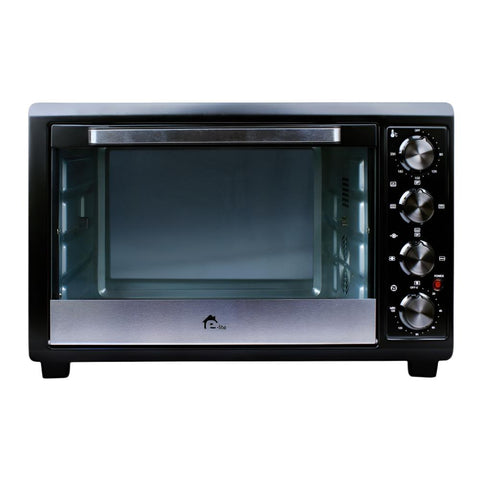 E-Lite ETO-453R Oven Toaster, 45L – 1800W, 120-Minute Timer, Adjustable Thermostat – Multi-Function Compact Oven