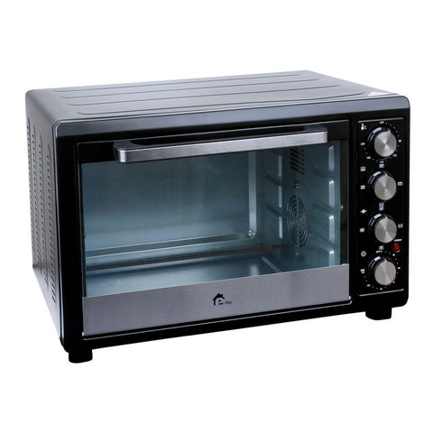 E-Lite ETO-453R Oven Toaster, 45L – 1800W, 120-Minute Timer, Adjustable Thermostat – Multi-Function Compact Oven