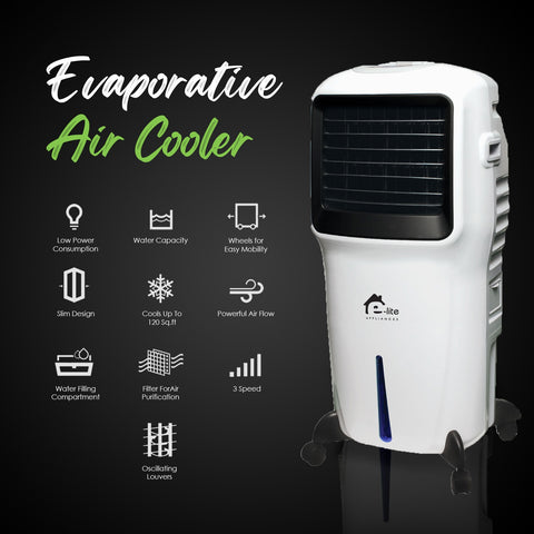 E-lite Air Cooler EAC-99A – Evaporative, Compact, Effective – Air Cooler