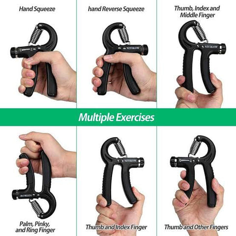 Hand Gripper Adjustable – Strength Training, Adjustable Resistance, Compact Design – Perfect for Hand & Forearm Exercises