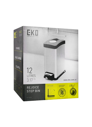 EKO Dustbin EK-9228 – Durable Construction, 12 Liters Capacity, Modern Design – Waste & Garbage | Ideal for Home Use