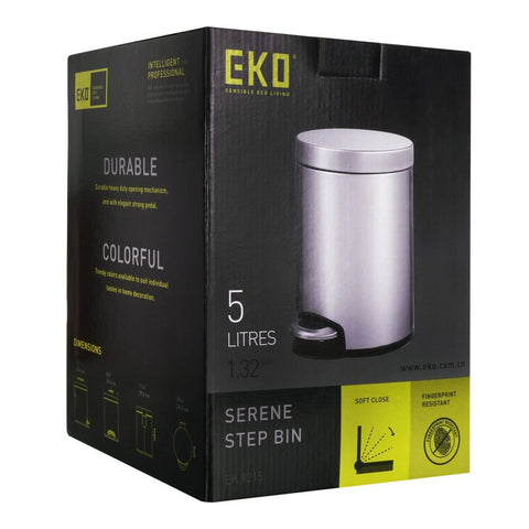 EKO Pedal Bin Serene – Elegant and Durable Waste Management Solution with Pedal Operation for Convenient Use