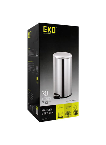 EKO Step Bin EK9213 Series – Versatile Pedal Operated Bins with Soft Closing Lid and Elegant Designs for Waste Disposal in Various Spaces