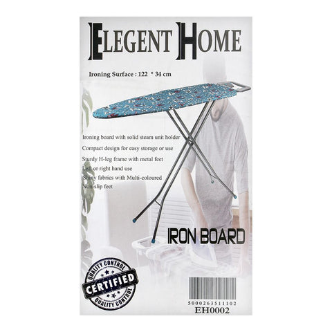 Elegant Home Iron Board – 122 x 40 cm – EH-0002 – Ironing Board | Home & Kitchen