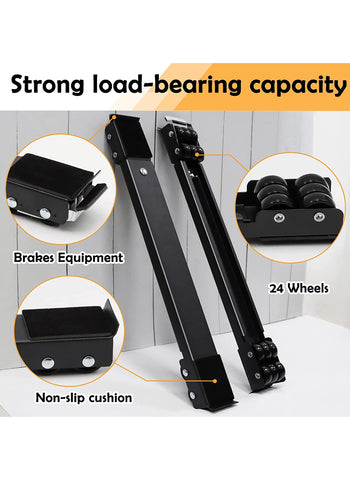 Extendable Furniture Moving Tool Set – Pack of 2, Heavy-Duty, Ergonomic, Multi-Purpose | Ideal for Moving Sofa, Cabinet, Desk