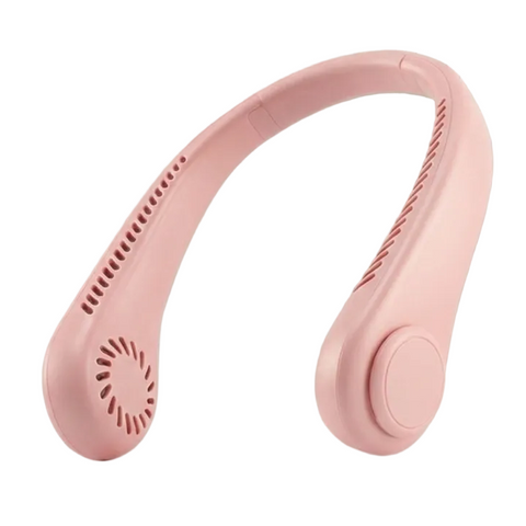 Portable Round Neck Fan - Pink