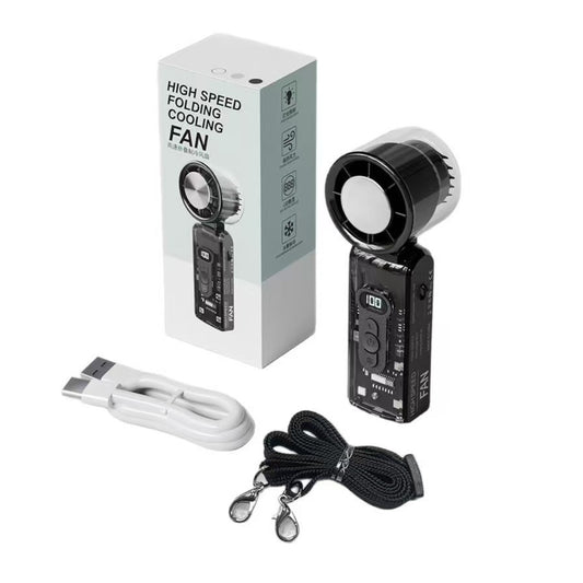 Handheld & Wearable Turbo Fan With LED Lights