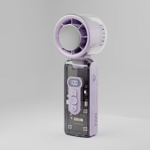 Handheld & Wearable Turbo Fan With LED Lights