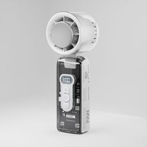 Handheld & Wearable Turbo Fan With LED Lights
