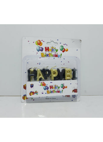 Happy Birthday Candle Letters. Colorful & Festive, Perfect for Birthday Cakes | Easy to Place & Light