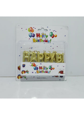 Happy Birthday Candle Letters. Colorful & Festive, Perfect for Birthday Cakes | Easy to Place & Light