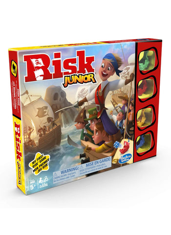 Hasbro Risk Junior Gaming Board Game. Fast-Paced Adventure, Perfect for Young Strategy Enthusiasts | Engaging & Fun