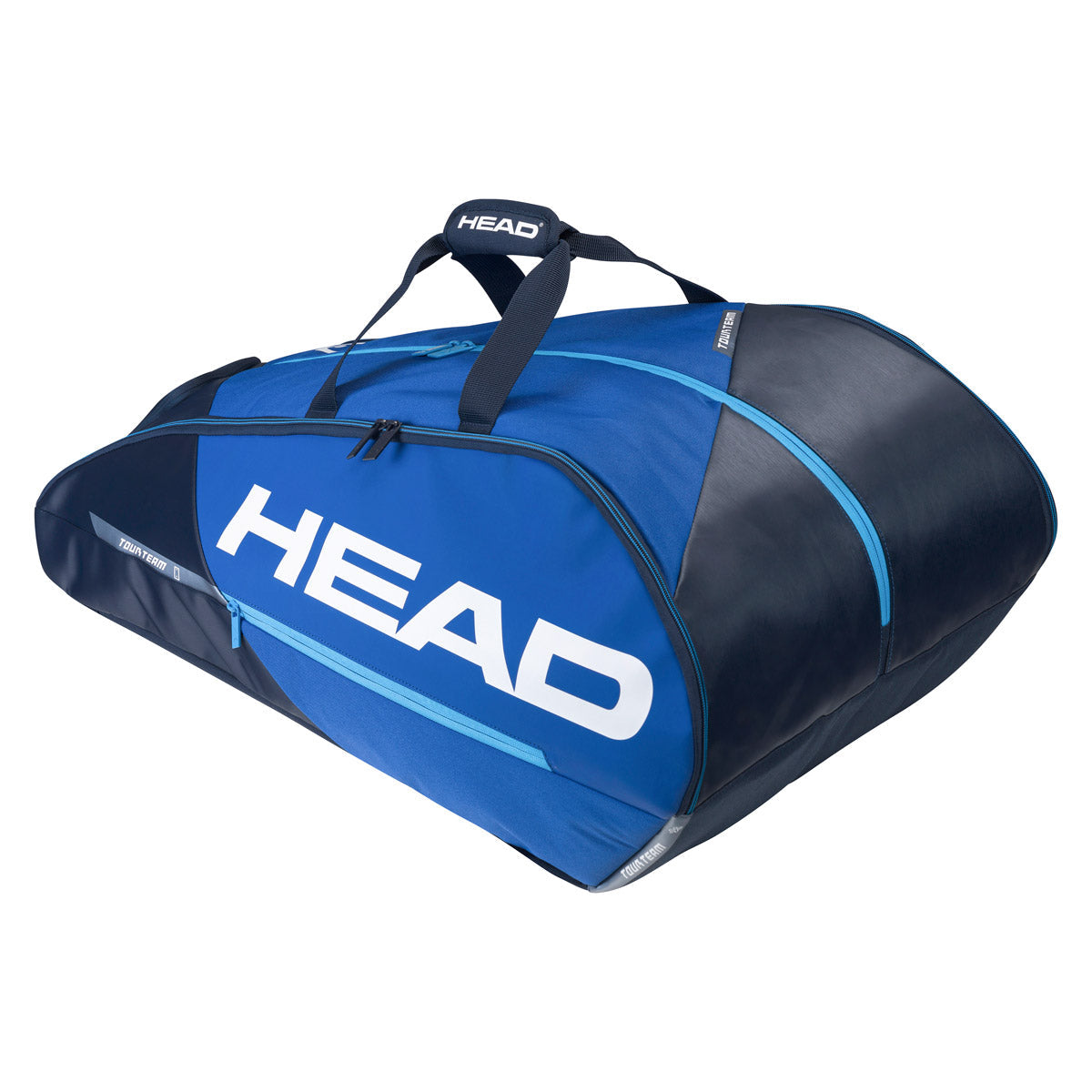 Head Tour Team 12R MonsterCombi Racket Bag - Blue/Navy, Spacious Tennis Bag with CCT+ Climate Control