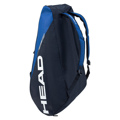 Head Tour Team 12R MonsterCombi Racket Bag - Blue/Navy, Spacious Tennis Bag with CCT+ Climate Control