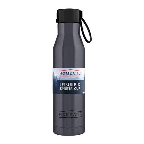 Homeatic Steel Sports Water Bottle – Blue, 500ml, KA-017 – Functional and Stylish Sports Bottle