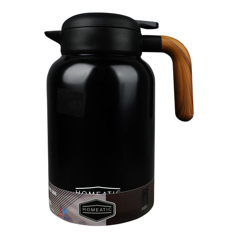 Homeatic Steel Thermos – 2 Liter Capacity, Black, HKD-9046 – High-Capacity and Reliable Thermos