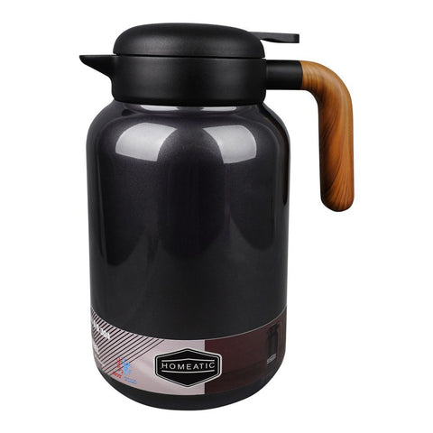 Homeatic Steel Thermos – 2 Liter Capacity, Gray, HKD-9046 – Durable and Leak-Proof Hot & Cold Storage