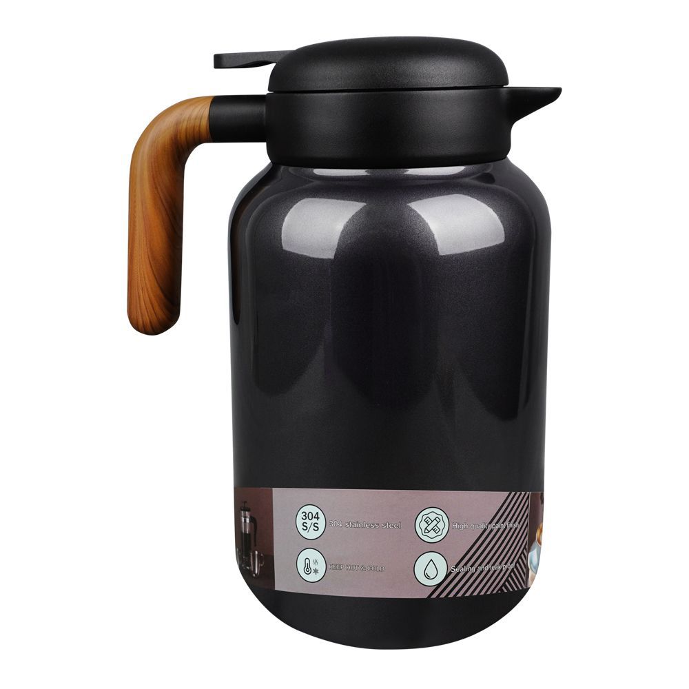 Homeatic Steel Thermos – 2 Liter Capacity, Gray, HKD-9046 – Durable and Leak-Proof Hot & Cold Storage