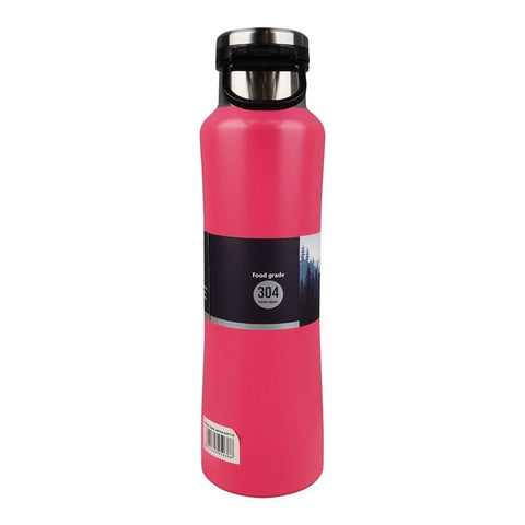 Homeatic Steel Water Bottle – 550ml Capacity, Pink, KA-038 – Stylish and Durable Hydration Solution