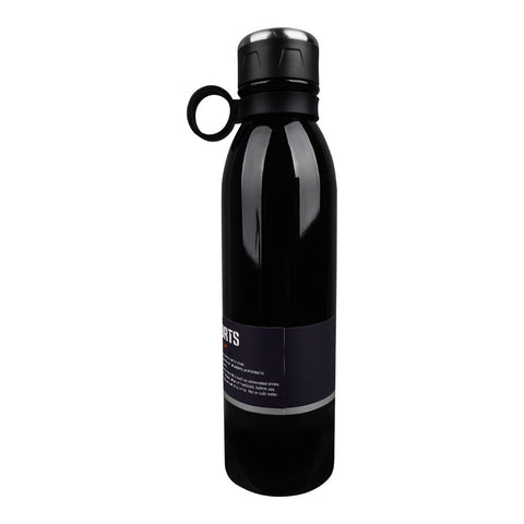 Homeatic Steel Water Bottle – 750ml Capacity, Black, HKA-030 – Large and Durable Hydration Bottle