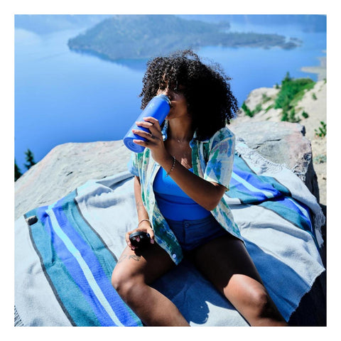 Hydroflask 20 oz Wide Mouth - Laguna – Wide Mouth, Medium Capacity, Stylish Design – Cups & Mugs | Ideal for Daily Use