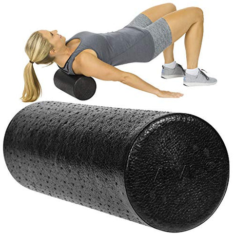 Eva Yoga Foam Massage Roller – 30cm Length, Lightweight Eva Foam, Textured Surface for Enhanced Massage – Ideal for Yoga, Stretching, and Muscle Recovery