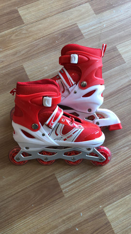 Inline Adjustable Roller Skates – Adjustable Sizing, Smooth Wheels, Comfortable Fit – Ideal for Outdoor Skating