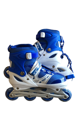 Inline Adjustable Roller Skates – Adjustable Sizing, Smooth Wheels, Comfortable Fit – Ideal for Outdoor Skating