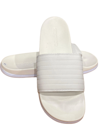 Adidas Adilette Comfort Slides Replica – Cream White, Cushioned Footbed, Slip-On Design, Water-Resistant – Perfect for Everyday Comfort and Style