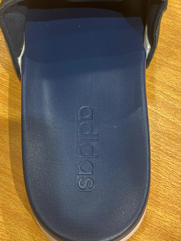 Adidas Adilette Comfort Slides Replica – Dark Blue, Cushioned Footbed, Slip-On Design, Water-Resistant – Durable & Trendy for Casual Wear