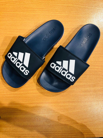 Adidas Adilettes Comfort Slides – Replica, Black/White, Soft, Lightweight, Durable – Casual Slides | Ideal for Daily Wear