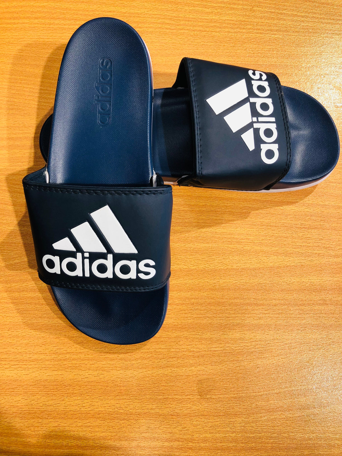 Adidas Adilettes Comfort Slides – Replica, Black/White, Soft, Lightweight, Durable – Casual Slides | Ideal for Daily Wear