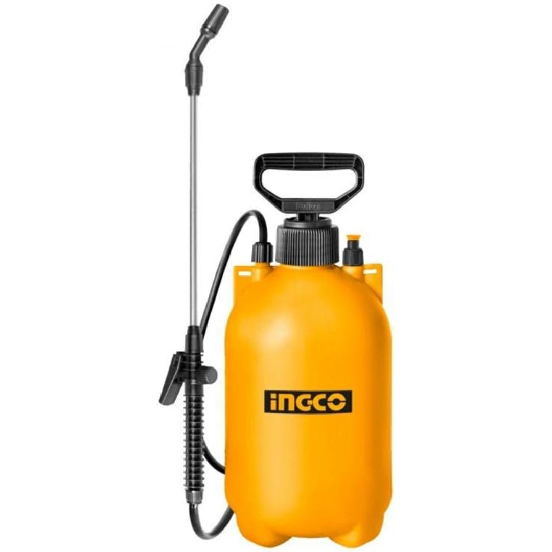 INGCO 5L Pressure Hand Pump/Sprayer HSPP3051– Compact Size, Efficient Spraying, Easy to Use – Pressure Washer | Ideal for Small Tasks and Gardens