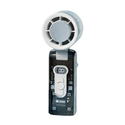 Ice Cool Turbo Portable Fan With LED Lights