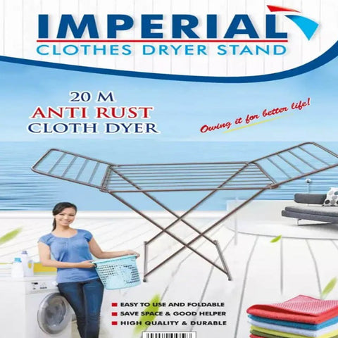 Imperial Clothes Dryer Cloth Drying Stand Rack – Aluminum Clothes Drying Stand Rack – Clothes Drying Racks | Home & Kitchen