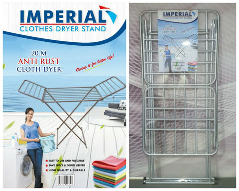 Imperial Clothes Dryer Cloth Drying Stand Rack – Aluminum Clothes Drying Stand Rack – Clothes Drying Racks | Home & Kitchen