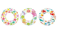 Intex Lively Print Swim Rings 24 - 6-10 Years