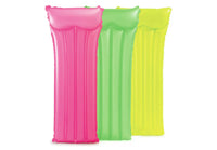 Intex Inflatable Neon Air Mat - Summer Pool Lounge