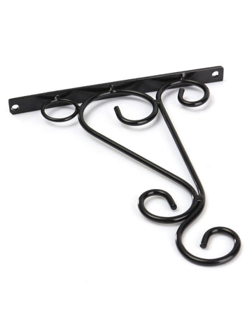 Iron Garden Wall Hanging Stand – Versatile Flower Plant Pot Holder | Sturdy Bracket Hook Shelf Stand for Lights or Hanging Plants