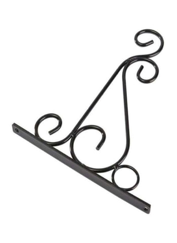 Iron Garden Wall Hanging Stand – Versatile Flower Plant Pot Holder | Sturdy Bracket Hook Shelf Stand for Lights or Hanging Plants