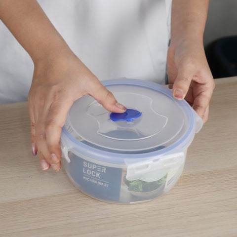 Micronware Food Storage Container J5004 Super Lock 1300ml – Durable and Spacious Food Storage with Super Lock Technology