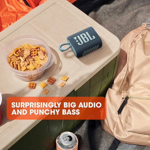 JBL Go 3 – Compact Bluetooth Speaker, Rich Sound, Portable Design – Portable Speaker | Audio