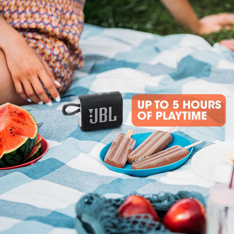 JBL Go 3 – Compact Bluetooth Speaker, Rich Sound, Portable Design – Portable Speaker | Audio