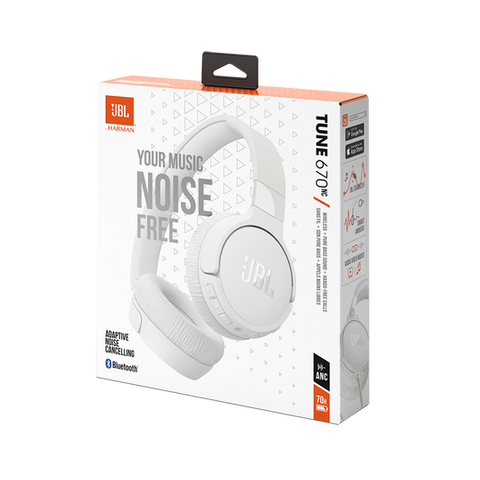 JBL Wireless Headphones 670-NC – Noise-Cancelling Feature, Wireless Connectivity, Comfortable Design – Audio | Ideal for Music Enthusiasts | 670-NC