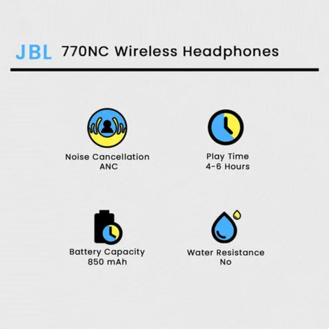 JBL 770NC Wireless Headphones
