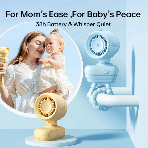 JisuLife Stroller Fan Life 2 Baby Clip
