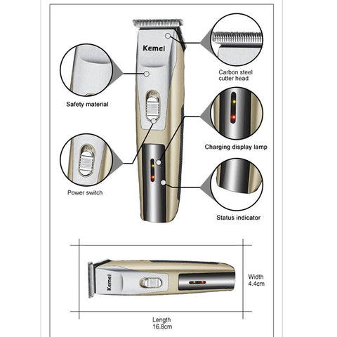 Kemei KM-2158 Hair Clipper – Precision Cutting, High Durability, Adjustable Length | Hair Clipper