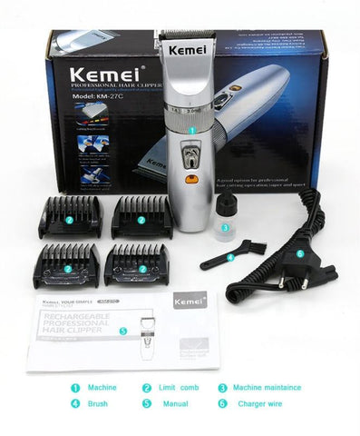 Kemei KM-27C Hair Clipper – Compact Design, Efficient Performance, Easy Maintenance | Hair Clipper